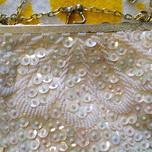 🟢 Vintage Bead/Sequin Purse - Picture 4 of 7